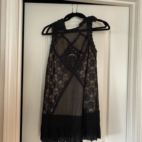 Free people lace mini dress